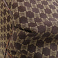CELINE Tote Bag Nylon, Leather Brown Macadam Pattern Women Used Authentic