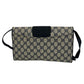 GUCCI Shoulder Bag leather Navy