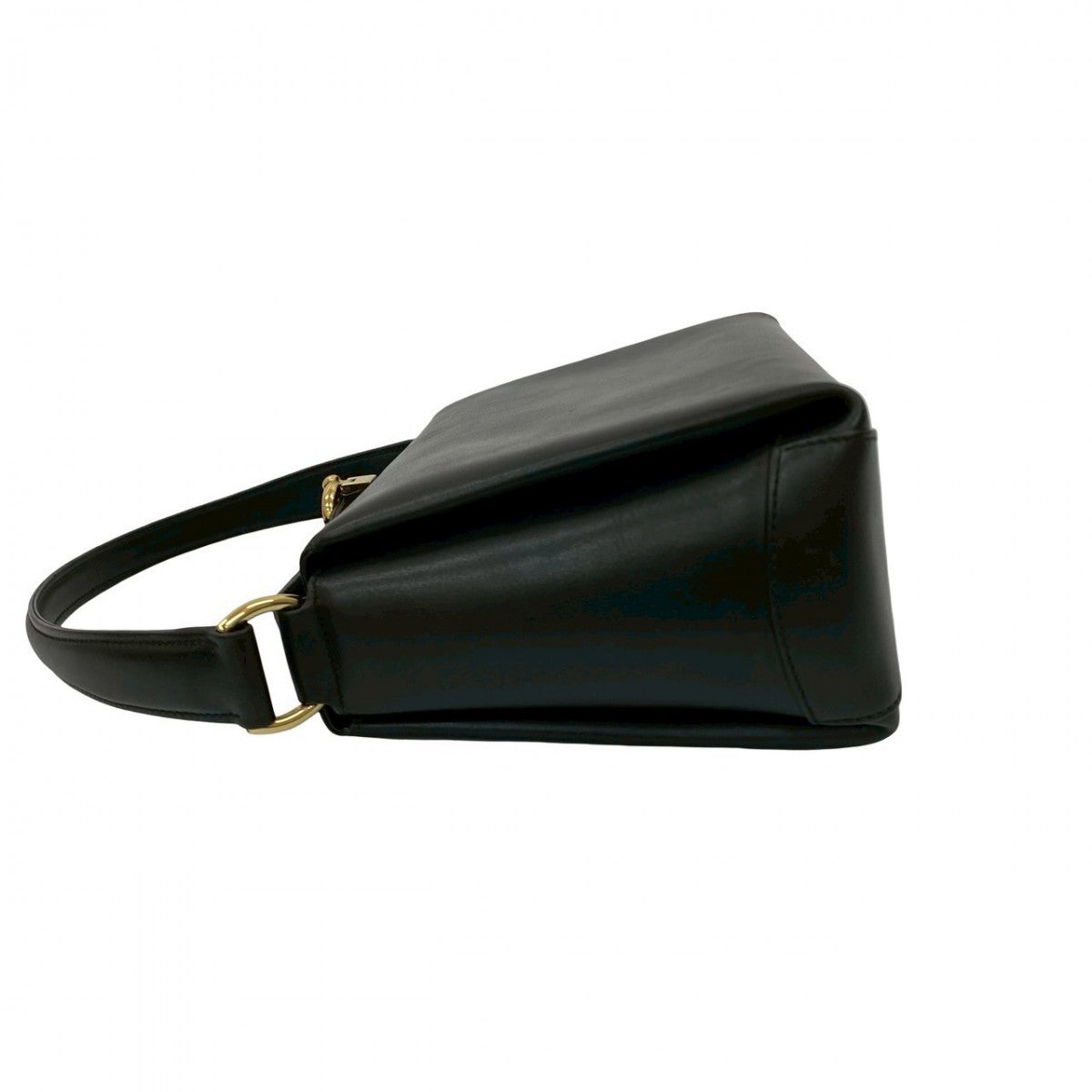 GUCCI Handbag leather black