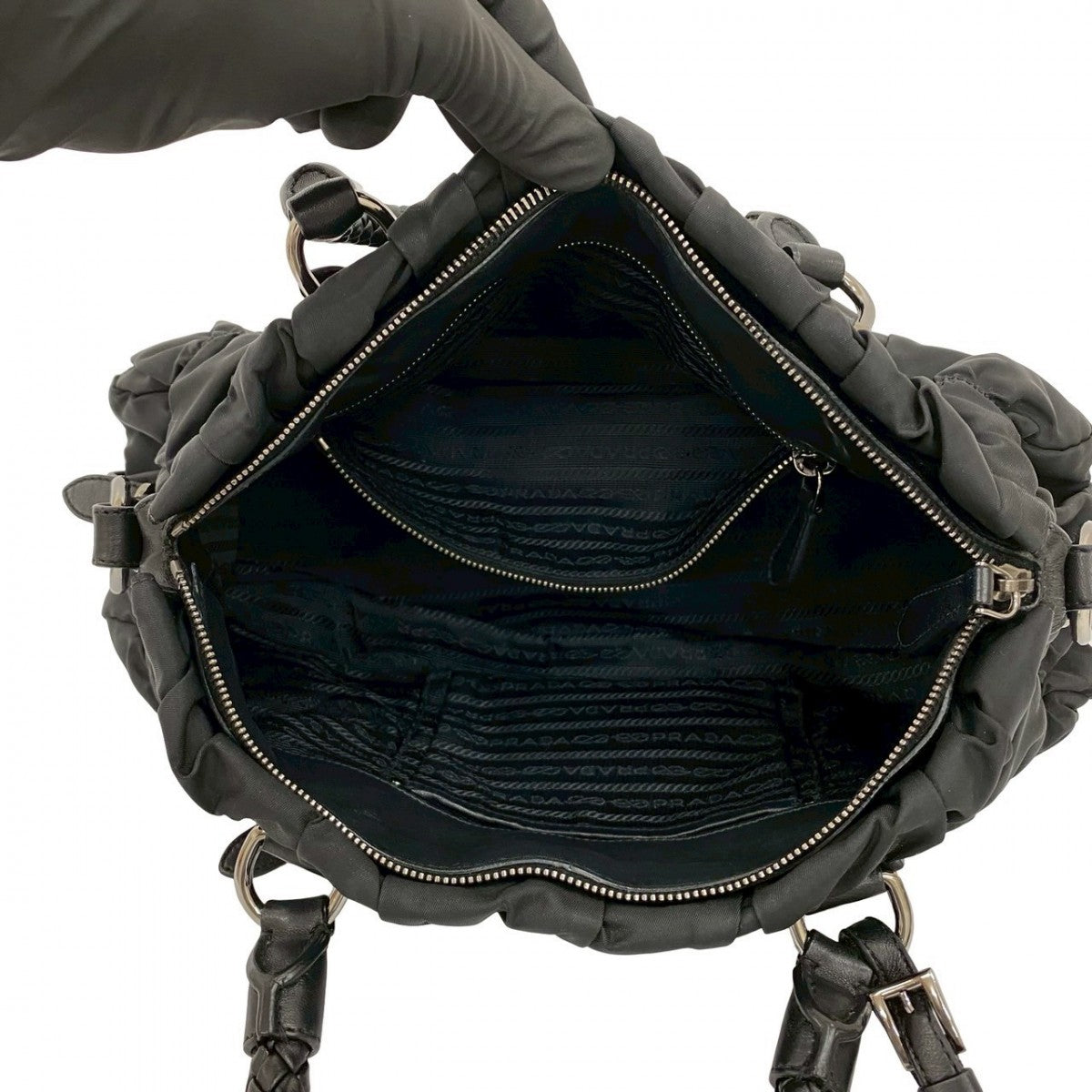 PRADA Shoulder Bag Nylon black