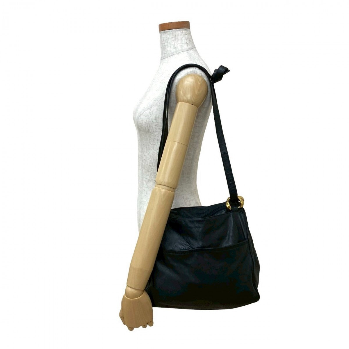 LOEWE Shoulder Bag leather black