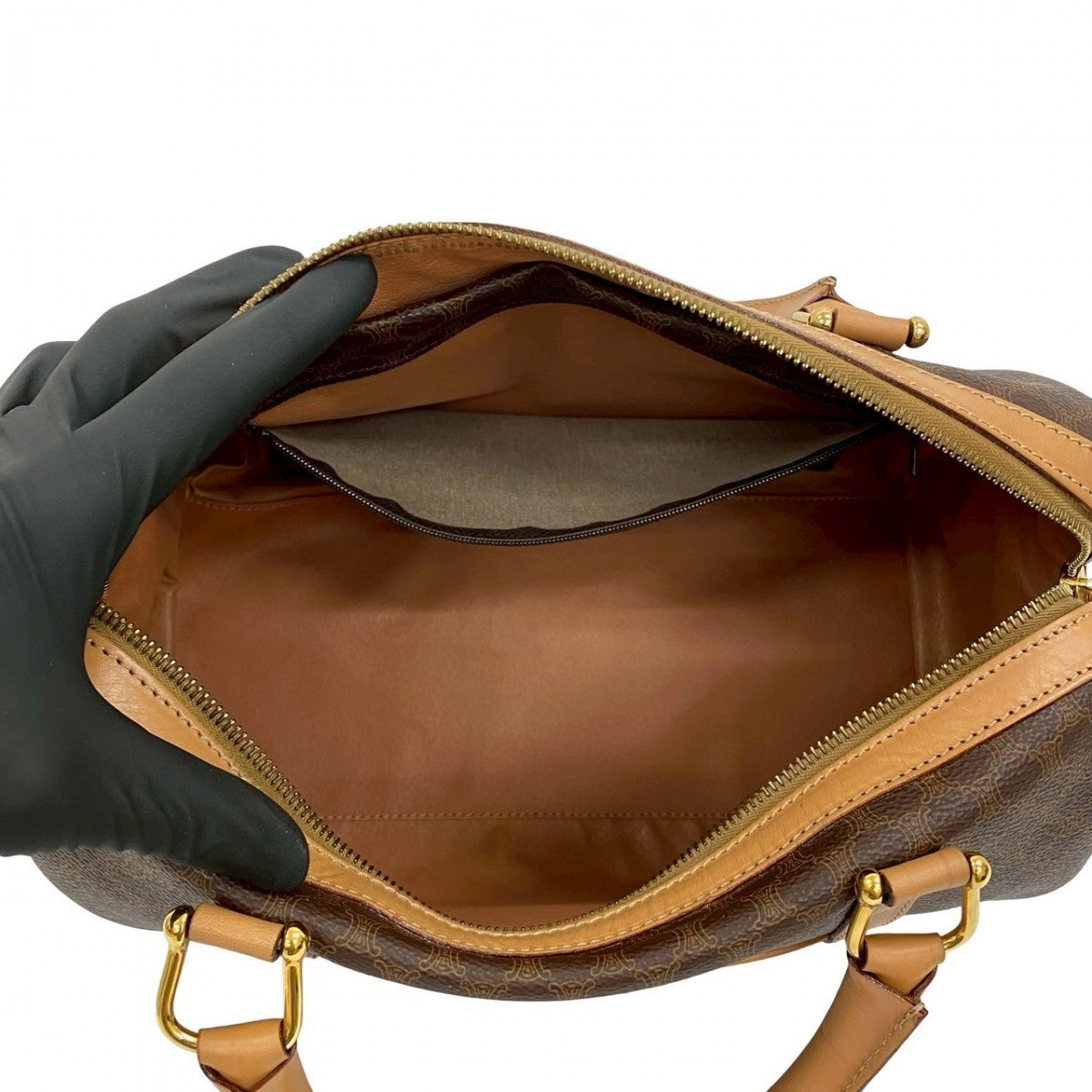 CELINE Handbag leather Brown