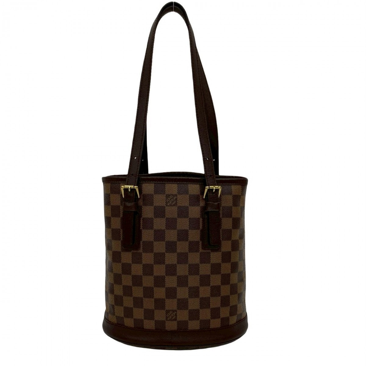 LOUIS VUITTON Tote Bag leather Brown Damier Male