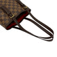 LOUIS VUITTON Tote Bag leather Brown Damier Male