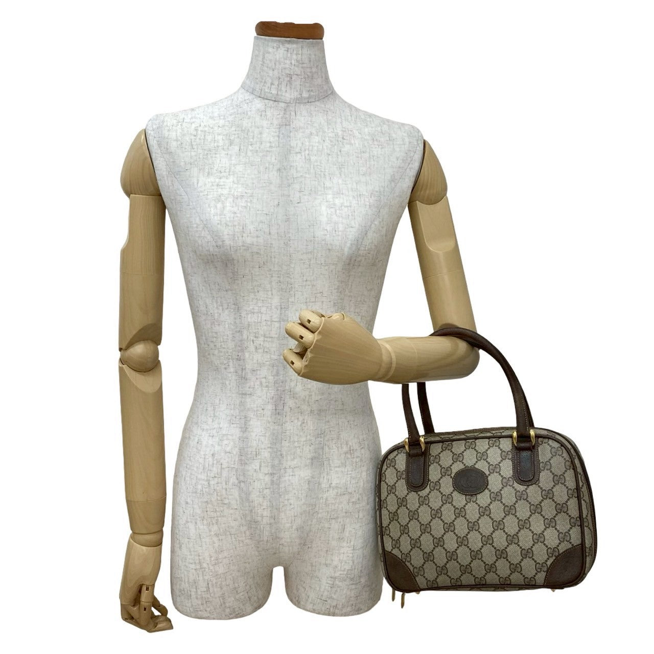 GUCCI Handbag leather Brown