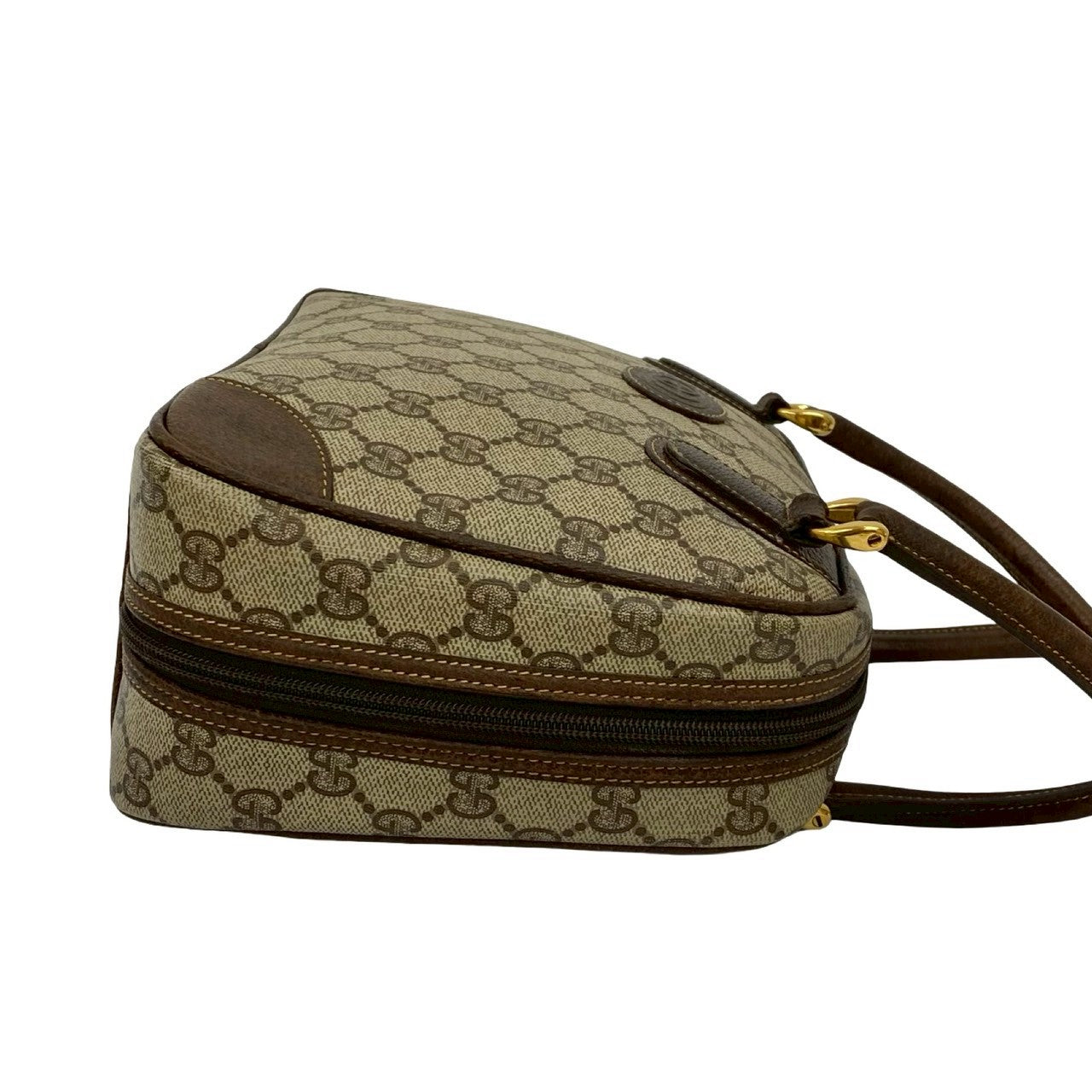 GUCCI Handbag leather Brown
