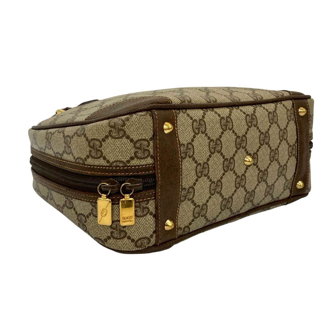 GUCCI Handbag leather Brown