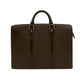 LOUIS VUITTON Business bag leather Brown Taiga Porto Documan Rozan