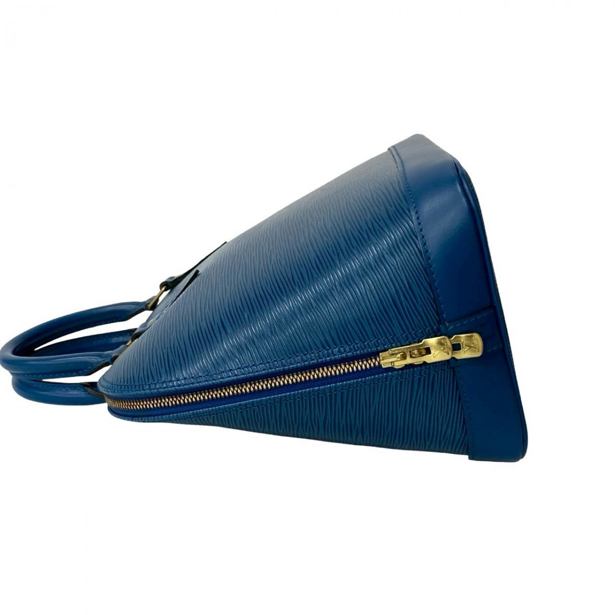 LOUIS VUITTON Handbag Epi Leather blue Epi Alma PM