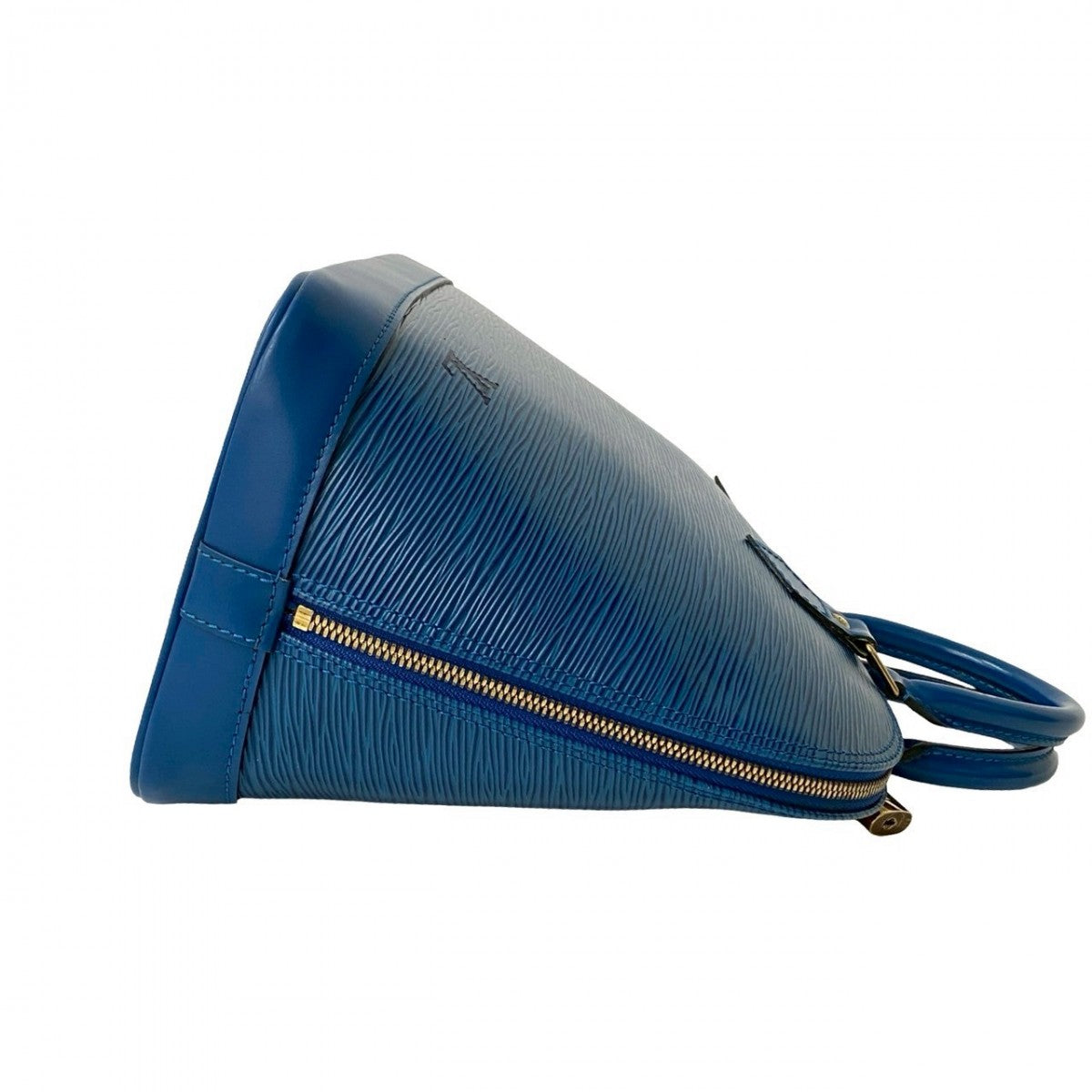 LOUIS VUITTON Handbag Epi Leather blue Epi Alma PM
