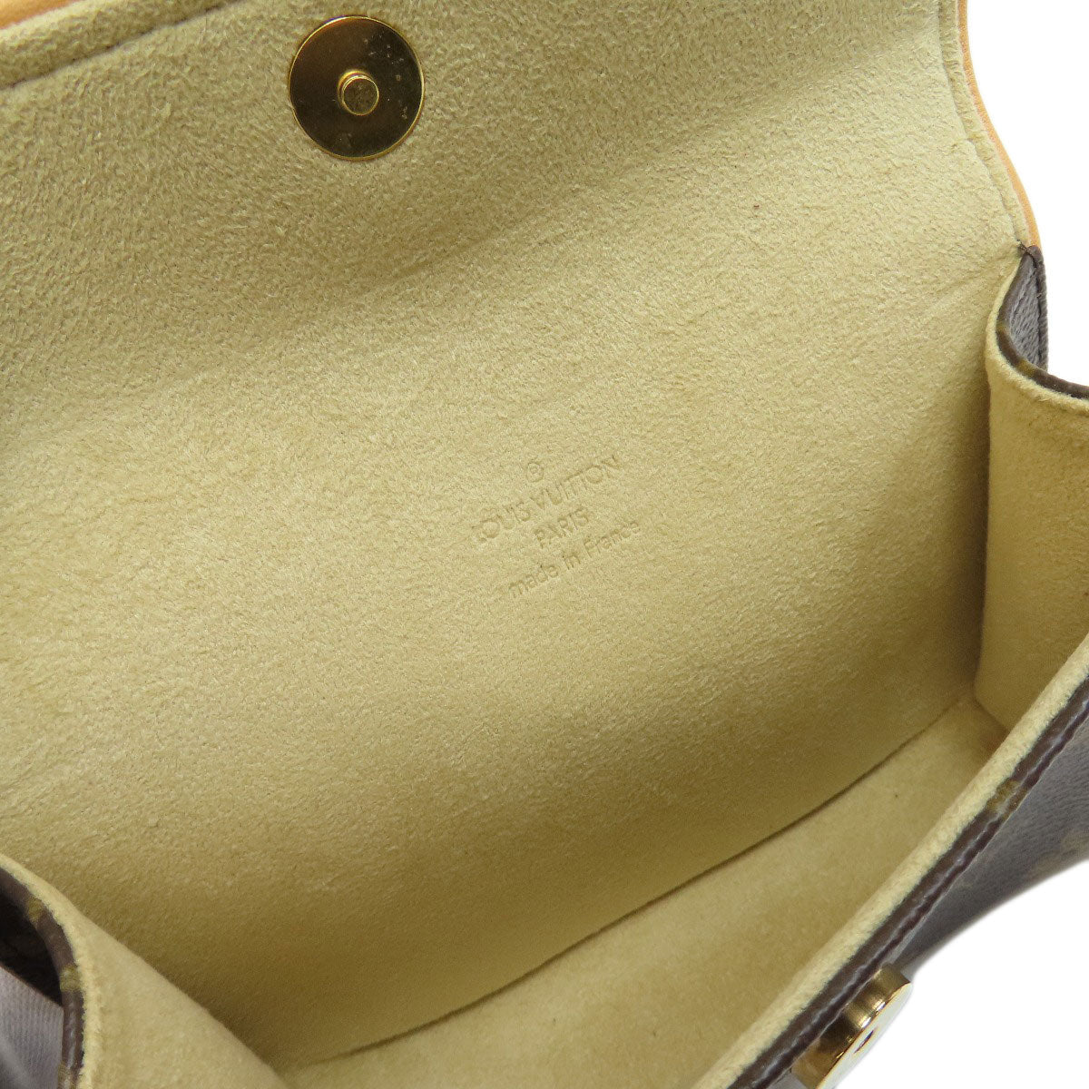 LOUIS VUITTON Hip bag M51855 Monogram canvas Brown Pochette Florentine Women Used Authentic