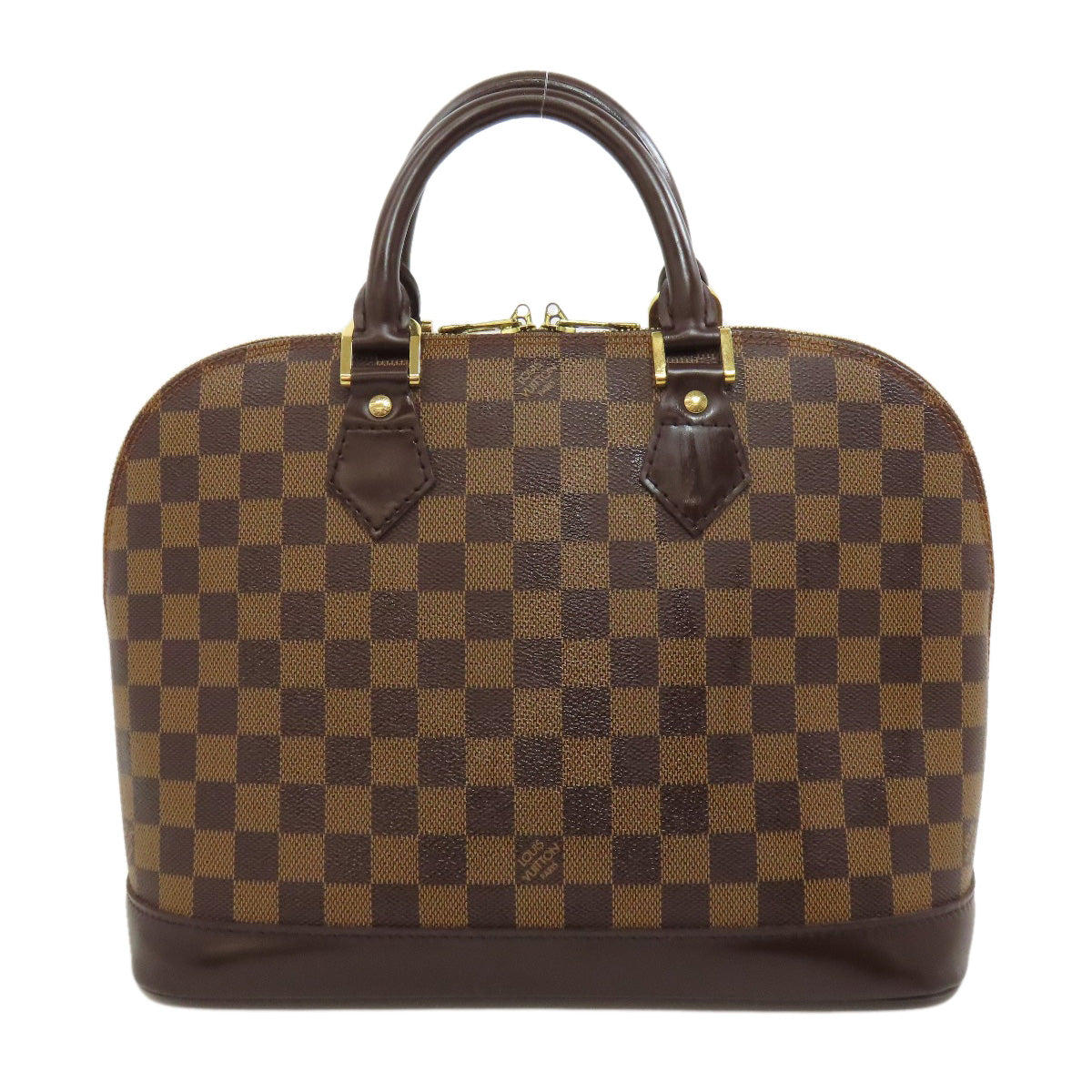 LOUIS VUITTON Handbag N51131 Damier canvas Brown Alma PM Women Used Authentic