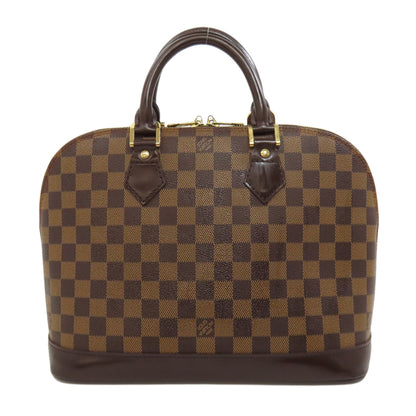 LOUIS VUITTON Handbag N51131 Damier canvas Brown Alma PM Women Used Authentic