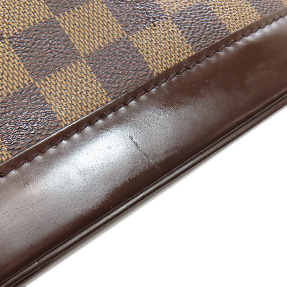 LOUIS VUITTON Handbag N51131 Damier canvas Brown Alma PM Women Used Authentic