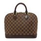 LOUIS VUITTON Handbag N51131 Damier canvas Brown Alma PM Women Used Authentic
