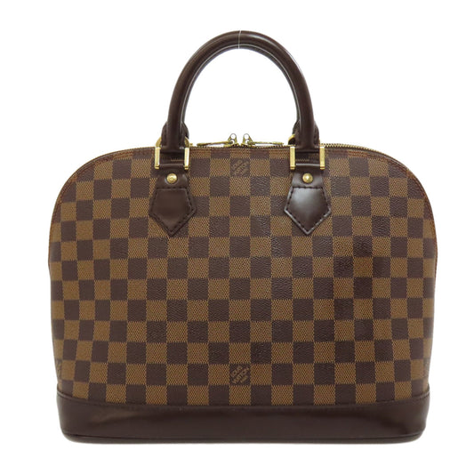 LOUIS VUITTON Handbag N51131 Damier canvas Brown Alma PM Women Used Authentic