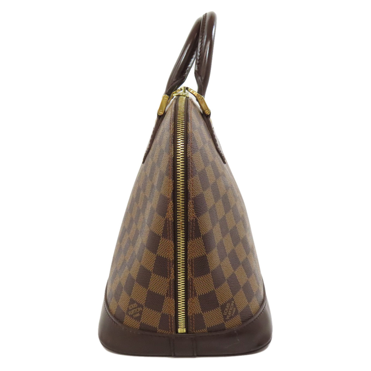 LOUIS VUITTON Handbag N51131 Damier canvas Brown Alma PM Women Used Authentic