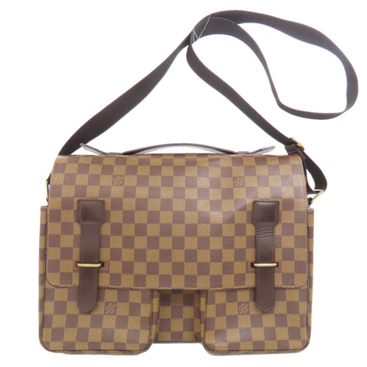 LOUIS VUITTON Handbag N42270 Damier canvas Brown Broadway Women Used Authentic