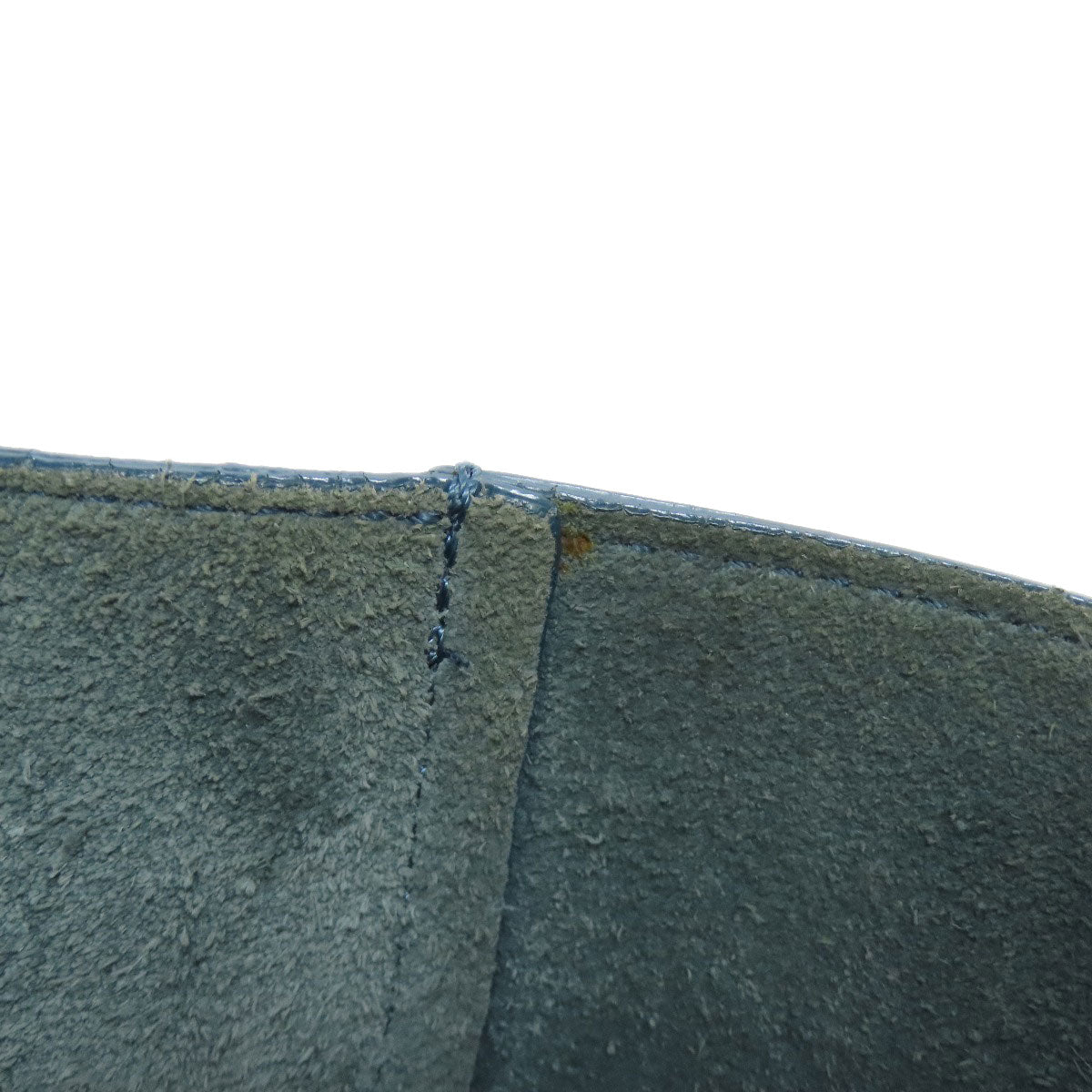 CELINE Shoulder Bag Calfskin blue Sangle Bucket Small