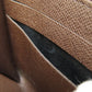 LOUIS VUITTON Long Wallet Purse N60015 Damier canvas Brown Zippy wallet old