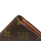 LOUIS VUITTON Long Wallet Purse M61723 Monogram canvas Brown Portefeuille Credit Women Used Authentic