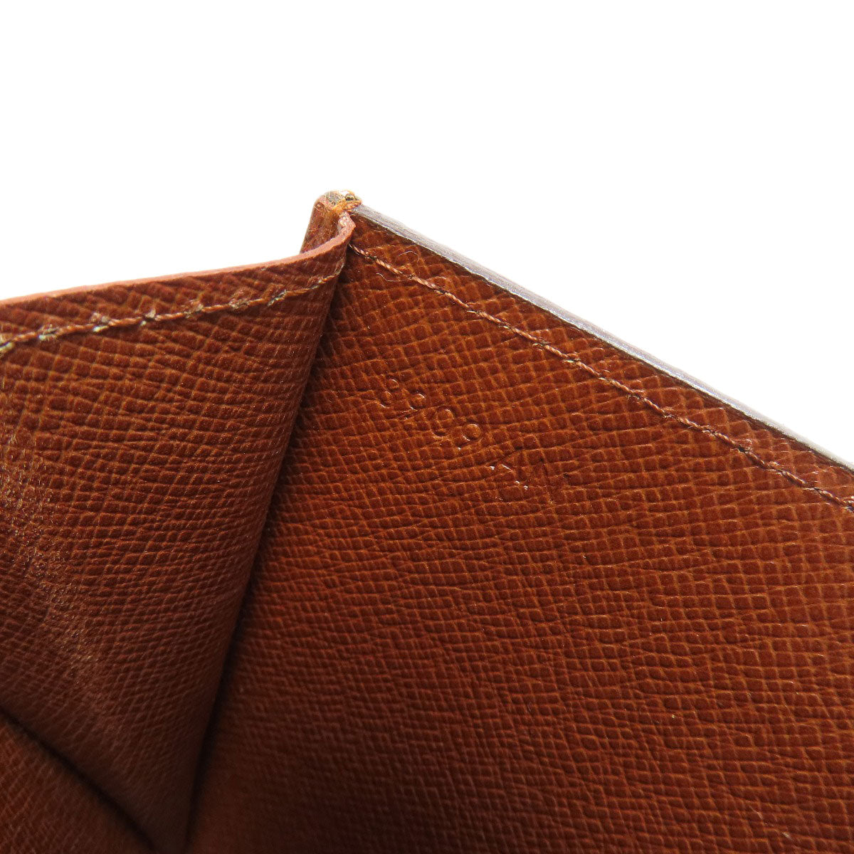 LOUIS VUITTON Long Wallet Purse M61723 Monogram canvas Brown Portefeuille Credit Women Used Authentic