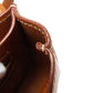 SAINT LAURENT Shoulder Bag leather Brown logo Women Used Authentic