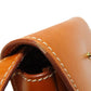SAINT LAURENT Shoulder Bag leather Brown logo Women Used Authentic