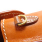 SAINT LAURENT Shoulder Bag leather Brown logo Women Used Authentic