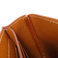 SAINT LAURENT Shoulder Bag leather Brown logo Women Used Authentic