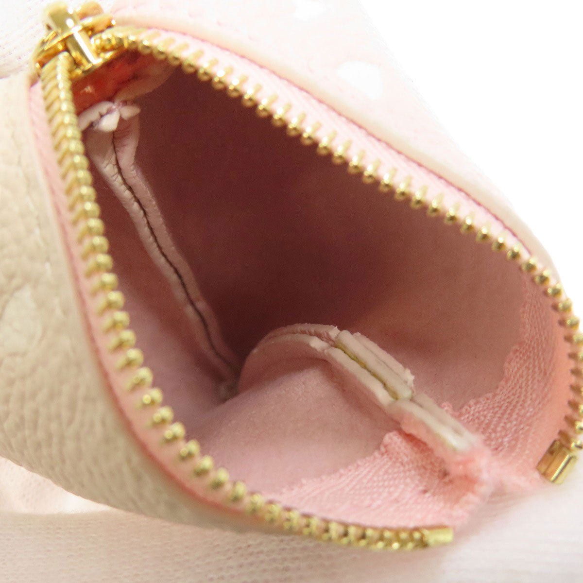 LOUIS VUITTON Accessory pouch M00669 Ann Platt pink Bellungo pouch Women Used Authentic