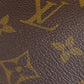 LOUIS VUITTON Long Wallet Purse M80726 Monogram Giant Brown Portefeuille Sara Women Used Authentic