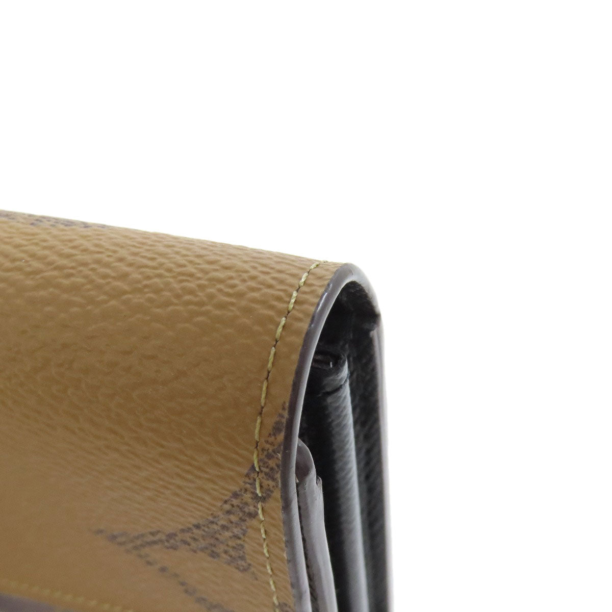 LOUIS VUITTON Long Wallet Purse M80726 Monogram Giant Brown Portefeuille Sara Women Used Authentic