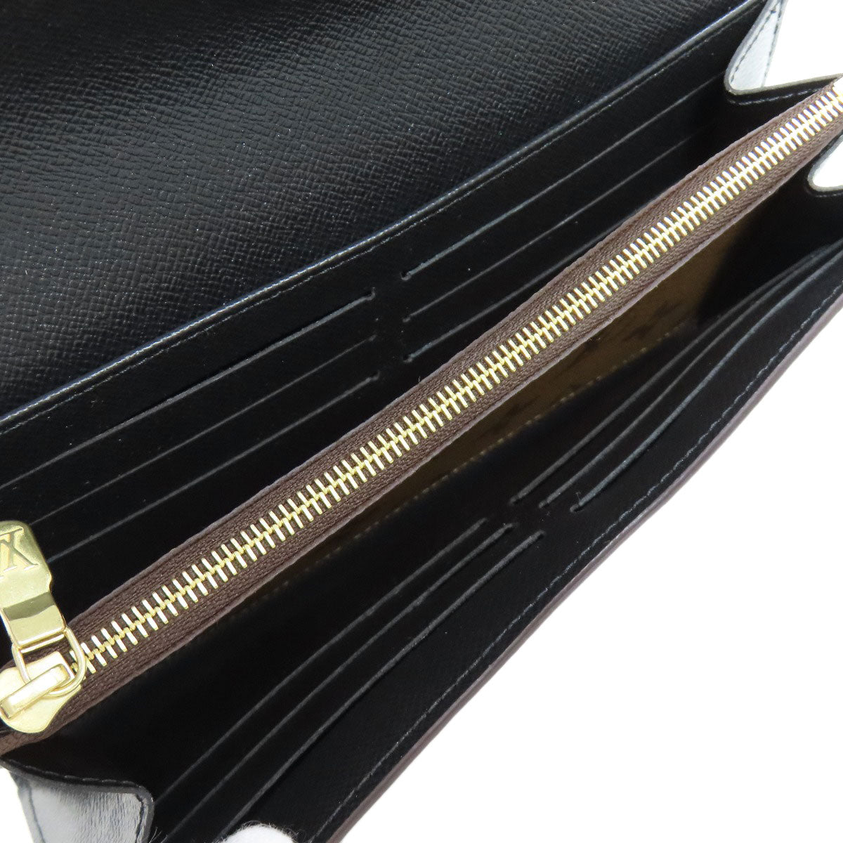 LOUIS VUITTON Long Wallet Purse M80726 Monogram Giant Brown Portefeuille Sara Women Used Authentic