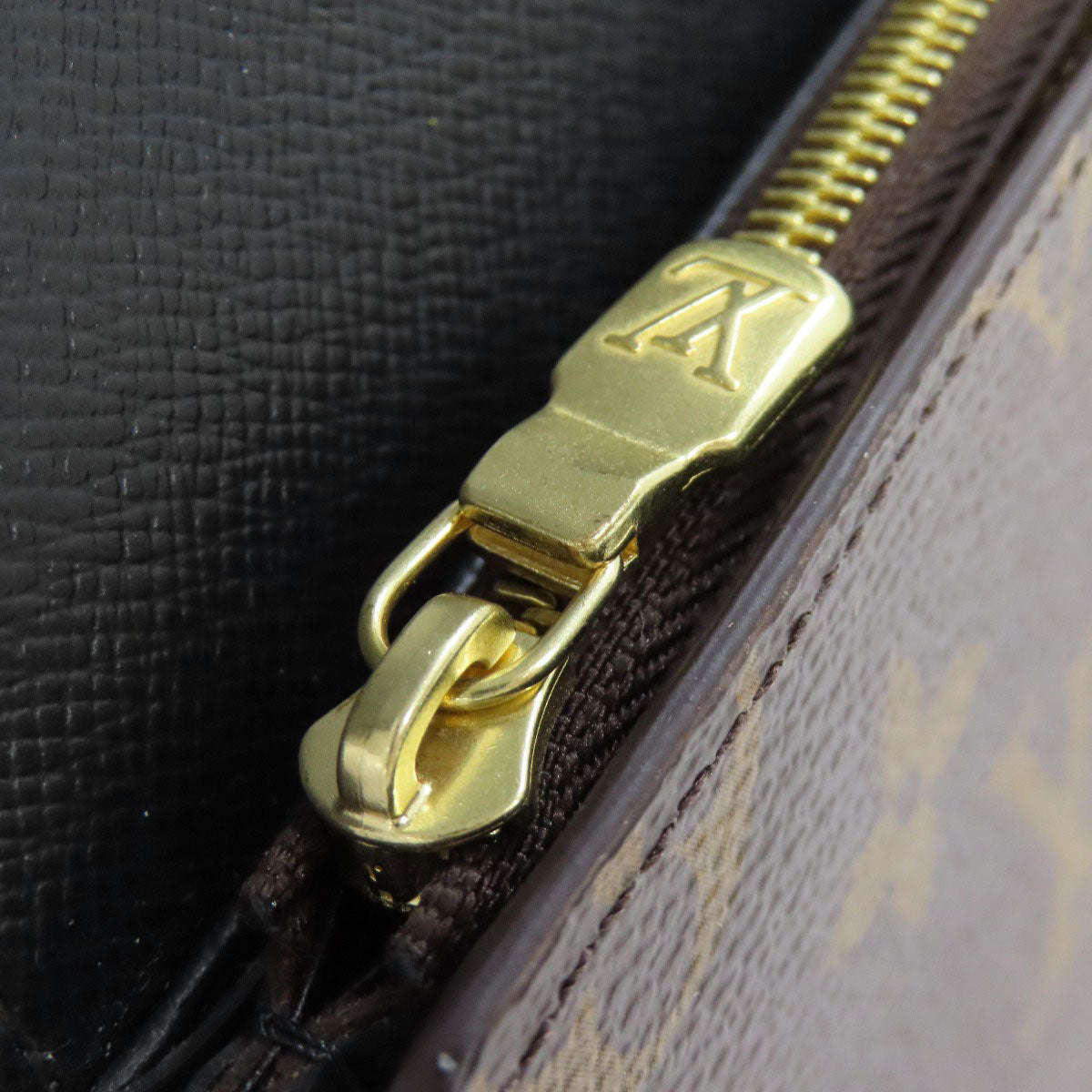 LOUIS VUITTON Long Wallet Purse M80726 Monogram Giant Brown Portefeuille Sara Women Used Authentic