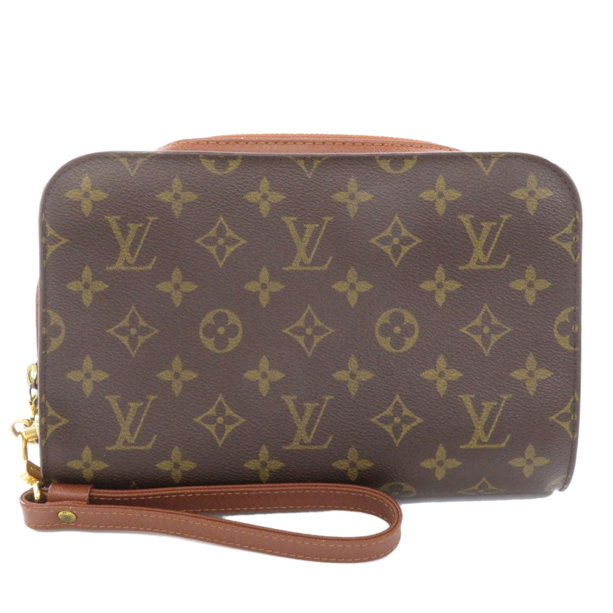 LOUIS VUITTON business bag M51790 Monogram canvas Brown Orsay mens Used Authentic