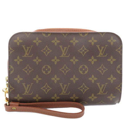 LOUIS VUITTON business bag M51790 Monogram canvas Brown Orsay mens Used Authentic