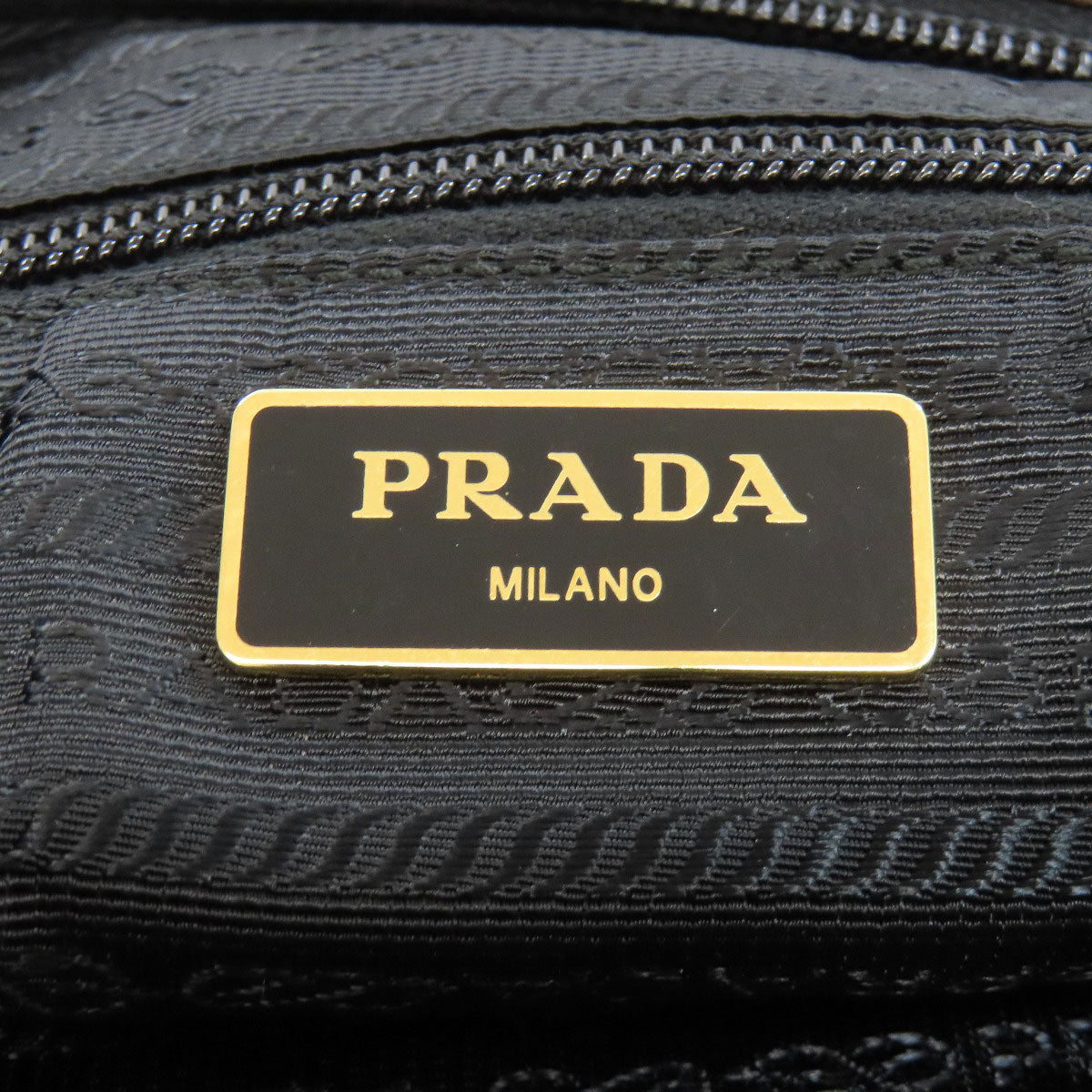 PRADA Tote Bag Nylon green Camouflage 2WAY Women Used Authentic