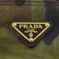 PRADA Tote Bag Nylon green Camouflage 2WAY Women Used Authentic