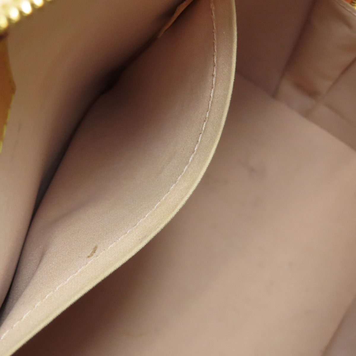 LOUIS VUITTON Handbag M91610 Vernis yellow Alma MM Women Used Authentic