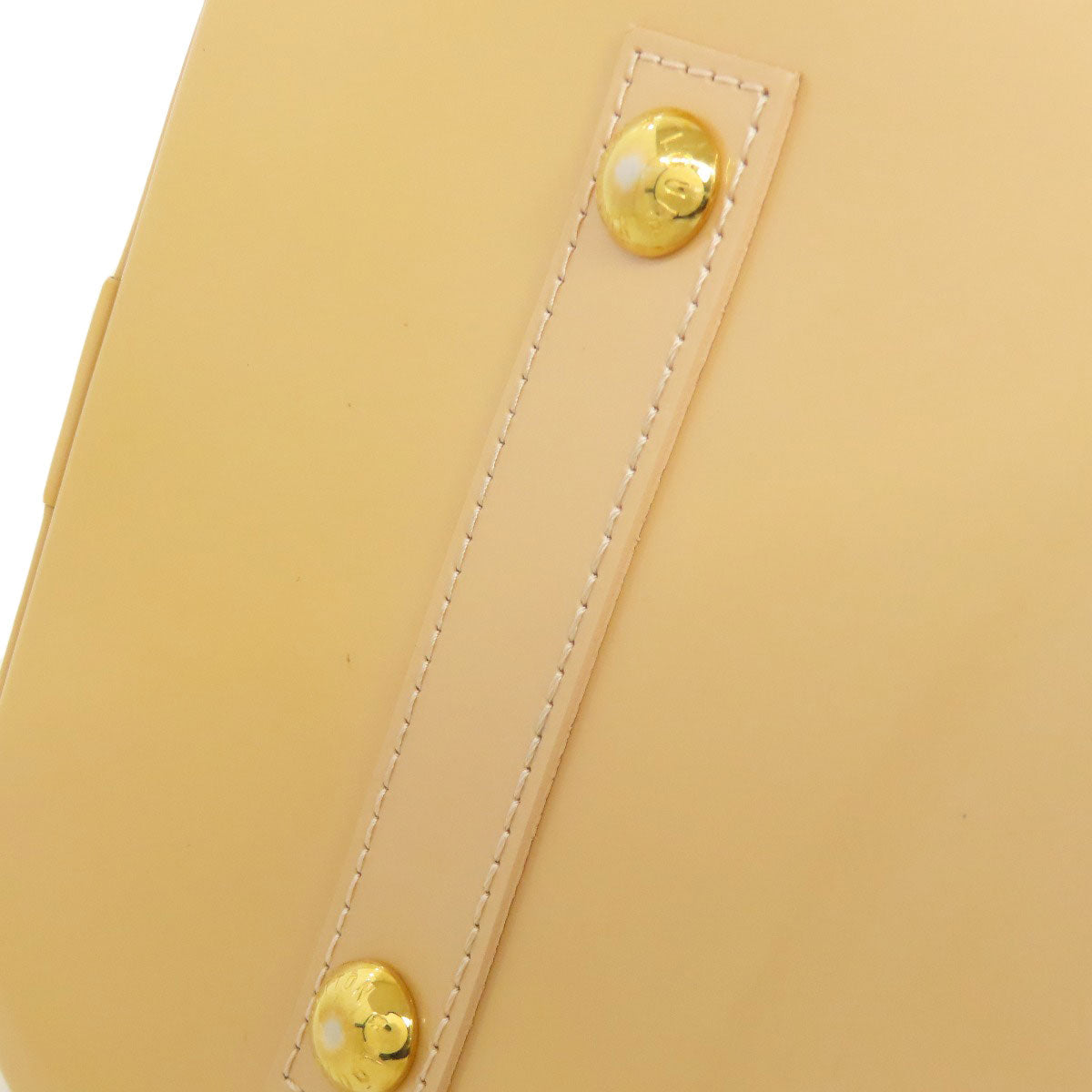 LOUIS VUITTON Handbag M91610 Vernis yellow Alma MM Women Used Authentic