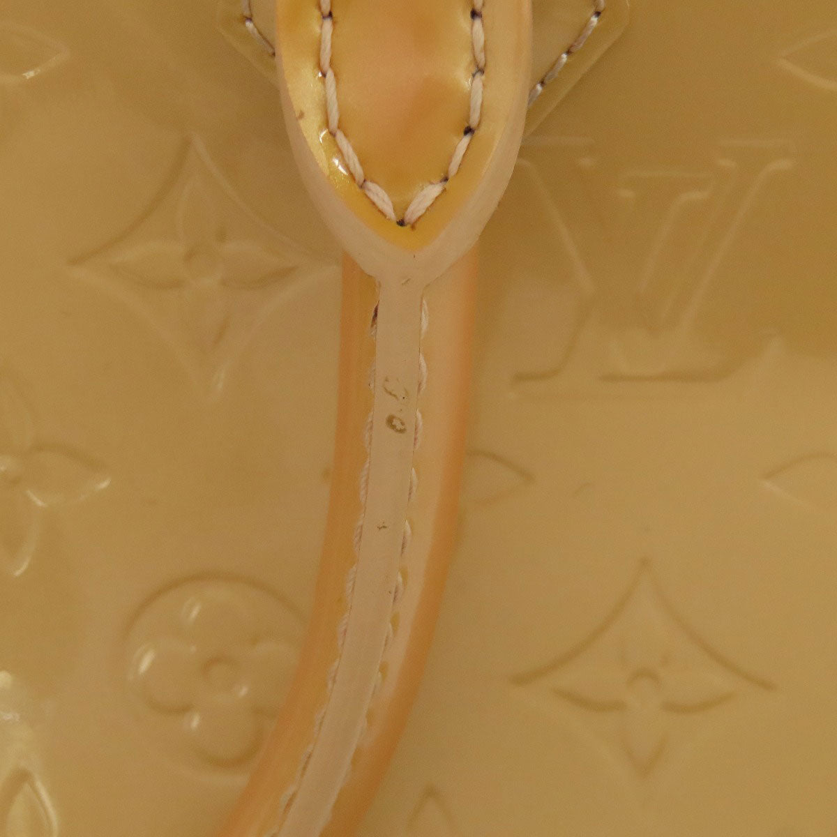 LOUIS VUITTON Handbag M91610 Vernis yellow Alma MM Women Used Authentic