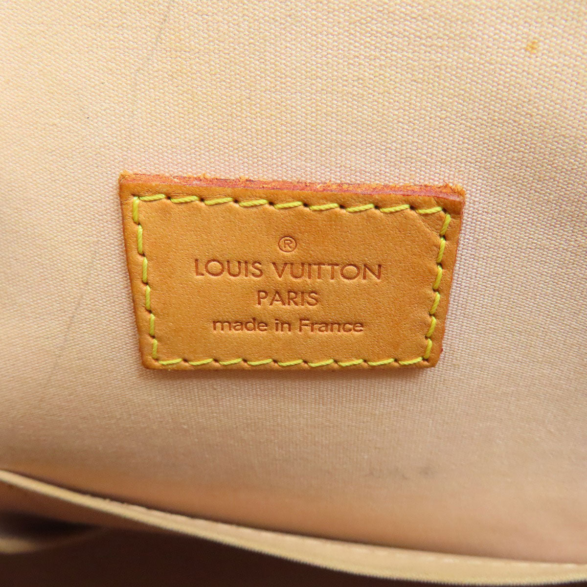 LOUIS VUITTON Handbag M91610 Vernis yellow Alma MM Women Used Authentic