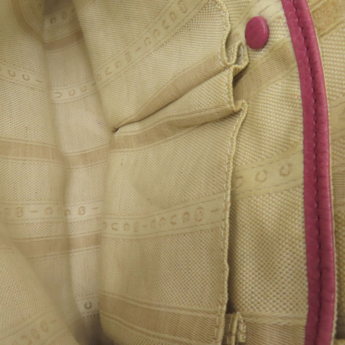 GUCCI Tote Bag 391987 leather pink 2WAY Women Used Authentic
