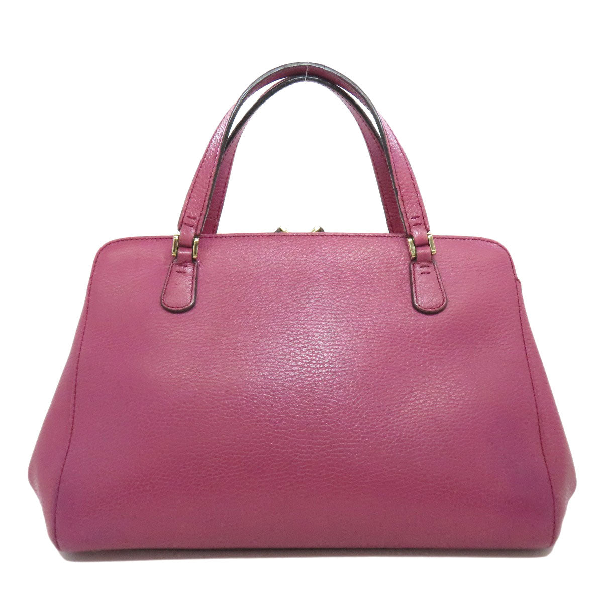 GUCCI Tote Bag 391987 leather pink 2WAY Women Used Authentic