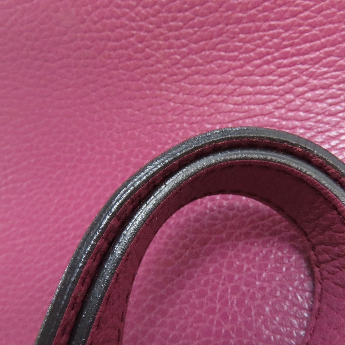 GUCCI Tote Bag 391987 leather pink 2WAY Women Used Authentic