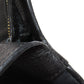 BURBERRY Tote Bag canvas black logo Women Used Authentic