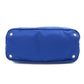 PRADA Tote Bag BR4696 Nylon blue logoMetal 2WAY Women Used Authentic