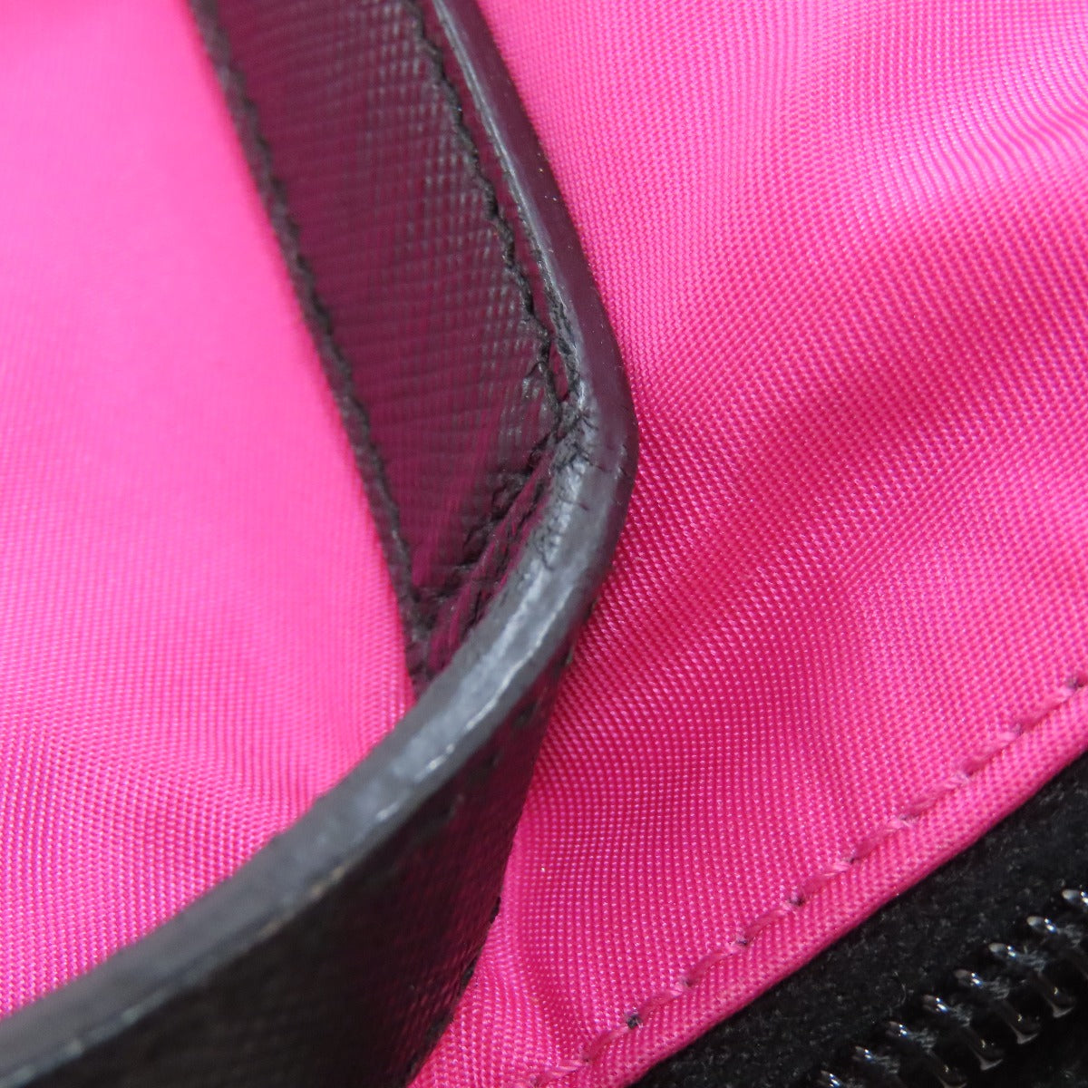 PRADA Tote Bag Nylon pink 2WAY Women Used Authentic