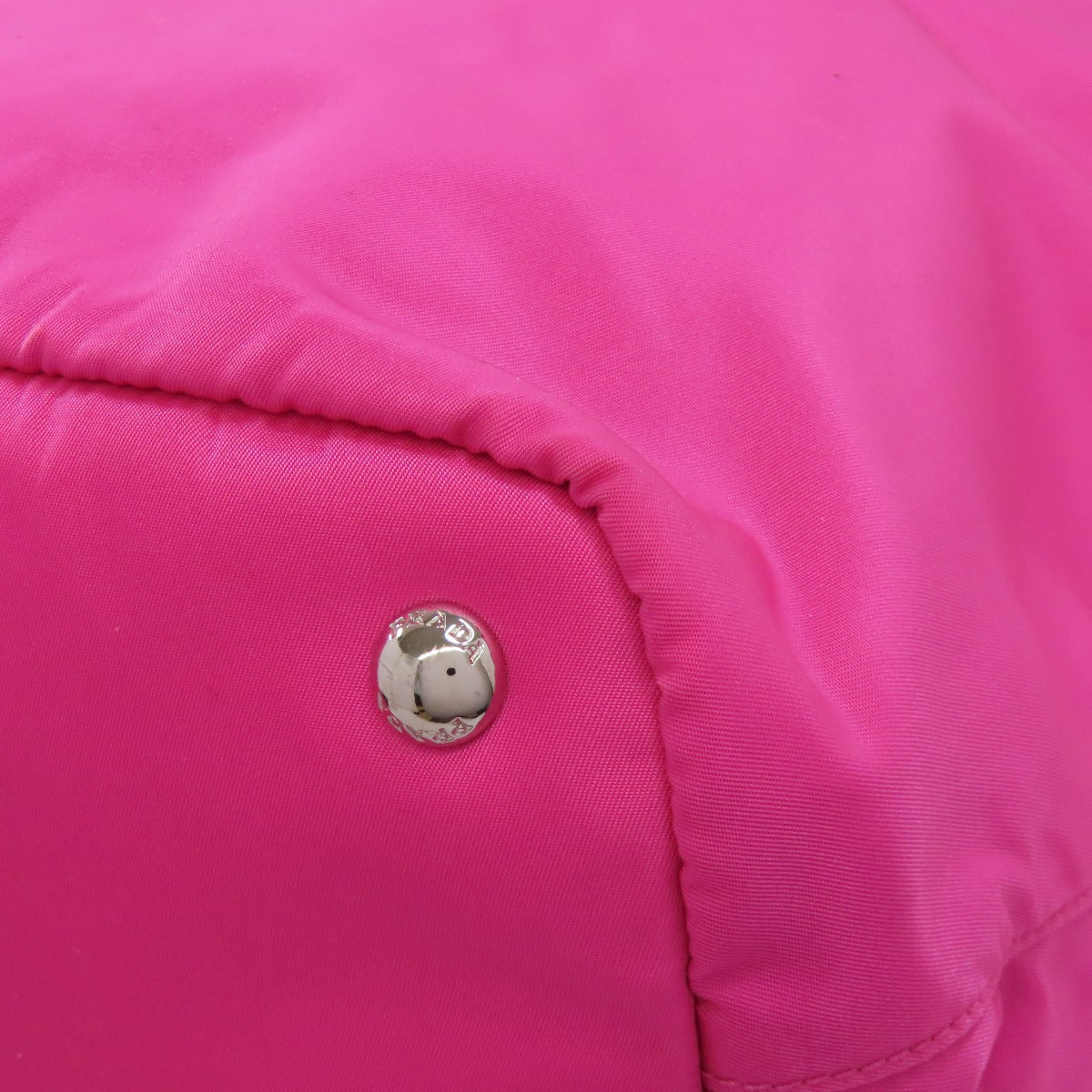 PRADA Tote Bag Nylon pink 2WAY Women Used Authentic